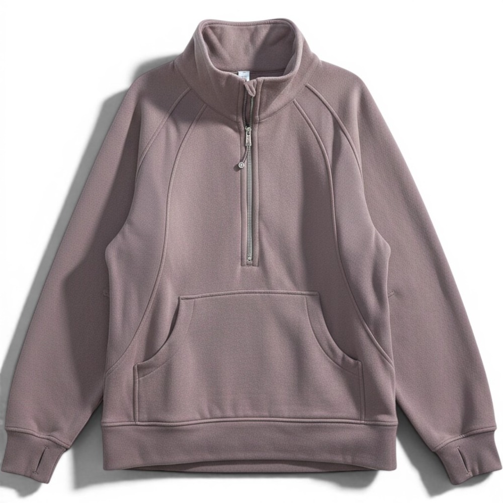 Lululemon Scuba Oversized Funnel Neck Half-Zip Twilight Rose Sporty XL/XXL